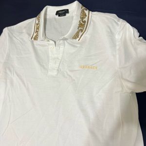 Men Embroidered Versace Shirt